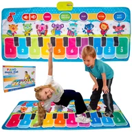 Maty edukacyjne - Mata Muzyczna Edukacyjna Kolorowy Dywanik Pianinko z Dźwiękiem - miniaturka - grafika 1