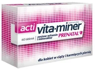 Witaminy i minerały - Aflofarm Vita-miner Prenatal 60 szt. - miniaturka - grafika 1