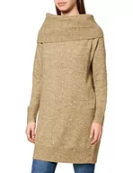 Swetry damskie - ONLY ONLSTAY L/S Rib Cowlneck KNT sweter damski, Dusky Green, średni - miniaturka - grafika 1