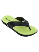 Klapki i japonki męskie - Rider Japonki "Infinity" w kolorze zielono-czarnym - miniaturka - grafika 1