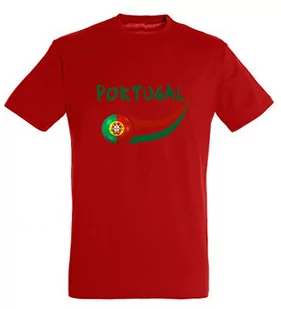 Supportershop 'Supportershop Chłopięcy Portugalia' T-shirt Czerwony 6-Years 5060542521765 - Koszulki dla chłopców - miniaturka - grafika 1