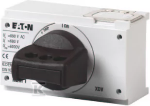 Eaton Napęd bezpośredni czarny z blokadą NZM1-XDV 260125 260125 - Wyłączniki światła i elektryczne - miniaturka - grafika 1
