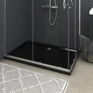 Brodziki prysznicowe - vidaXL Lumarko Prostokątny brodzik prysznicowy, ABS, czarny, 80x120 cm! 148919 - miniaturka - grafika 1