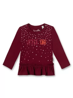 Kaftaniki dla niemowląt - Sanetta Kidswear Koszulka w kolorze bordowym - grafika 1