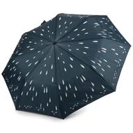 Parasole - Parasol składany półautomatyczny XL parasolka damska pokrowiec Granat - miniaturka - grafika 1