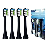 Końcówki do szczoteczek elektrycznych - Końcówki do Xiaomi Soocas X3 / X5 / X3U Czarne - Zestaw 4 sztuk - miniaturka - grafika 1