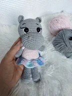 Maskotki i pluszaki - Hipopotam Halinka, hipcia, hipcio, baletnica - miniaturka - grafika 1