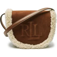 Torebki damskie - LAUREN RALPH LAUREN Skórzana torebka na ramię WITLEY Shearling - miniaturka - grafika 1