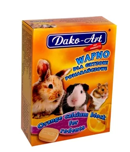 Dako-Art Wapno pomarańczowe dla gryzoni 1szt - Przysmaki dla gryzoni - miniaturka - grafika 1