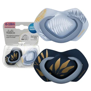 Canpol Babies Smoczek Silikonowy Symetryczny Light Touch 6-18m - Smoczki uspokajające - miniaturka - grafika 1