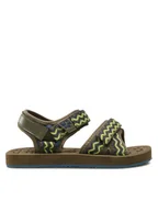 Buty dla chłopców - Jack Wolfskin Sandały Zulu Vc K 4052971 Zielony - miniaturka - grafika 1