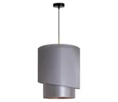 Lampy sufitowe - Duolla - Żyrandol na lince PARIS 1xE27/15W/230V śr. 40 cm srebrny/złoty - miniaturka - grafika 1