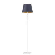 Lampy stojące - Lampa podłogowa LYSNE Seul Gold, granatowy ze złotym wnętrzem - miniaturka - grafika 1