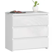 Szafki nocne - SZAFKA NOCNA CL3 60 cm BIAŁA / BIAŁY POŁYSK - miniaturka - grafika 1