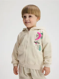 Reserved - Bluza oversize z kapturem - beżowy - Bluzy i sweterki niemowlęce - miniaturka - grafika 1
