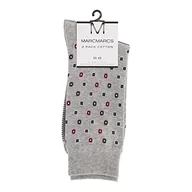 Skarpetki męskie - MARCMARCS Gerard cotton 2-pak skarpetek, jasnoszary (Light Grey), 39-42 - miniaturka - grafika 1