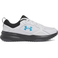 Buty sportowe męskie - Męskie buty treningowe Under Armour UA Charged Edge - białe - miniaturka - grafika 1