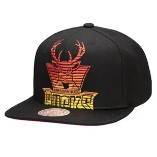 Czapka z daszkiem bejsbolówka Mitchell & Ness NBA Milwaukee Bucks - Czapki męskie - miniaturka - grafika 1