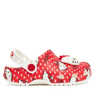 Klapki Crocs Hello Kitty Red Classic Clog K 210576 Kolorowy - Buty dla dziewczynek - miniaturka - grafika 1