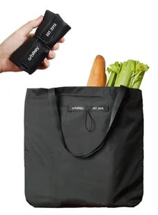 Składana torba na zakupy Orbitkey Foldable Tote Bag - black - Kubki dla dzieci - miniaturka - grafika 1