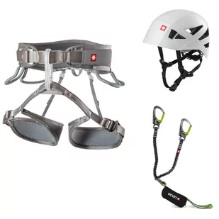 Zestaw Ferratowy Ocún Via Ferrata Twist Shard Set Rozmiar: M-XL / Kolor: szary - Sprzęt wspinaczkowy - miniaturka - grafika 1