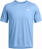 Koszulki męskie - Under Armour Koszulka Under Armour UA Męski T-shirt UA Tech- niebieska XXL - miniaturka - grafika 1