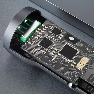 Dudao szybka ładowarka samochodowa 2 x USB 3A 18W szary (R4+) - Ładowarki samochodowe - miniaturka - grafika 7