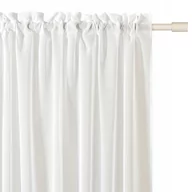 Firany - Firana do salonu 250x230 biała na taśmie żabki N - miniaturka - grafika 1