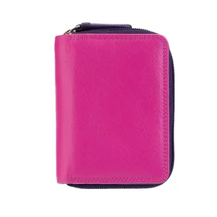 Kolorowy portfelik skórzany Visconti RB-53 RFID - jagodowy - Portfele - miniaturka - grafika 1