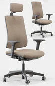 Fotele i krzesła biurowe - Fotel biurowy SKILL SKSB atest wytrzymałości do 150 kg - miniaturka - grafika 1