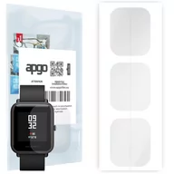 Akcesoria do smartwatchy - 3x Folia hydrożelowa do Amazfit BIP - apgo Smartwatch Hydrogel Protection Ochrona na ekran smartwatcha - miniaturka - grafika 1