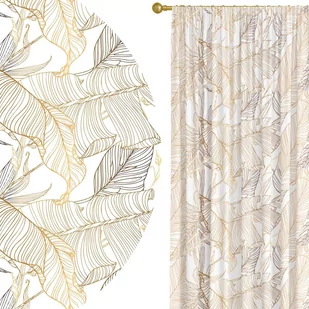 Zasłony Gotowe Na Taśmie Zasłona Na Żabki 140X250 - Zasłony - miniaturka - grafika 1