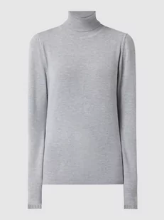Sweter z golfem model ‘Mafa’ - Swetry damskie - miniaturka - grafika 1