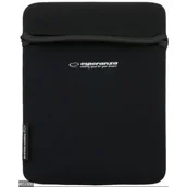 Etui do tabletów - ESPERANZA Etui na Tablet 9.7 4:3 ET172K | Czarny / Czarny | GRUBY NEOPREN 3mm - miniaturka - grafika 1