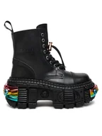 Glany damskie - NEW ROCK Glany M-WALL083CCT-S8 Czarny - miniaturka - grafika 1