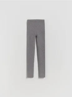 Reserved - Dzianinowe legginsy z wiskozą - ciemnoszary - Swetry dla dziewczynek - miniaturka - grafika 1