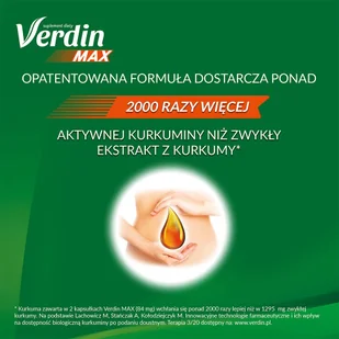 USP Zdrowie SP Z O.O Verdin Max 2 x 15 kapsułek - Układ pokarmowy - miniaturka - grafika 1