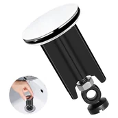 Syfony - Korek do zlewu kuchennego, 40 mm, zamiennik odpływu zlewu łazienkowego, korek odpływu prysznica z regulacją wysokości, do kuchni i łazienki - miniaturka - grafika 1