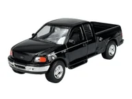 Samochody i pojazdy dla dzieci - WELLY 1999 FORD F-150 FLARESIDE SUPERCAB PICK UP CZARNY 1:24 29396 - miniaturka - grafika 1