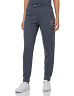 Spodnie damskie - Armani Exchange Damskie spodnie dresowe Slim Fleece Logo Joggers, Racing, L - miniaturka - grafika 1