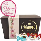 Zestawy upominkowe - Prezent na Dzień Kobiet z Dedykacją Upominek Cukierki Michałki Wawel 400g - miniaturka - grafika 1