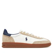Sneakersy męskie - Sneakersy Polo Ralph Lauren 809968171002 Biały - miniaturka - grafika 1