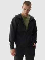 Bluzy sportowe męskie - Męska bluza treningowa 4F 4FWAW24TFSWM394 - szara - miniaturka - grafika 1