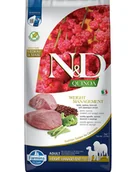 Sucha karma dla psów - FARMINA N&D Quinoa Dog Adult Medium&Maxi Weight Management Lamb & Broccoli 7 kg - - miniaturka - grafika 1