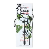 Pozostałe akcesoria do uprawy roślin - Podpórki do roślin 55 x 24 cm 2 sztuki ptaki czarny - miniaturka - grafika 1