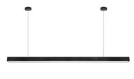 Lampy sufitowe - Syntron Linia LED 40W lampa wisząca 1-punktowa czarna - miniaturka - grafika 1