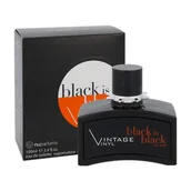 Wody i perfumy męskie - Nuparfums Black is Black Vintage Vinyl Woda toaletowa dla mężczyzn 100 ml - miniaturka - grafika 1