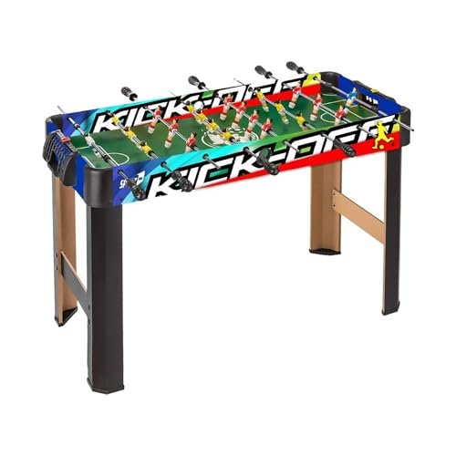 Sport1 halowa piłka nożna Kick-Off z nogami. Piłkarzyki wewnętrzne MDF. Średnie rozmiary, 98 x 42x63 cm. Biliardynka domowa z 8 prętami poprzecznymi. Wielobarwny pomysł na prezent