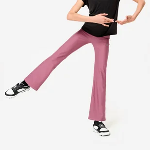 Legginsy fitness dziecięce Domyos rozkloszowane - Odzież sportowa dziecięca - miniaturka - grafika 1