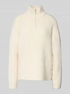 Swetry damskie - Sweter o kroju regular fit z zamkiem błyskawicznym model ‘Omanta’ - miniaturka - grafika 1